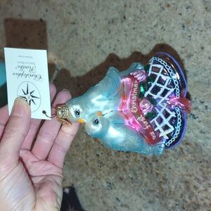 NEW Christopher Radko Our First Christmas Ornament 2001
